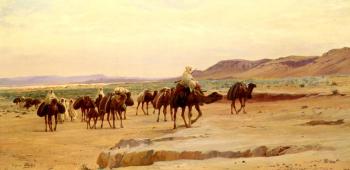 Caravanes De Sel Dans Le Desert